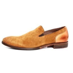 Intrigo Pyramend Tan Suede Loafers